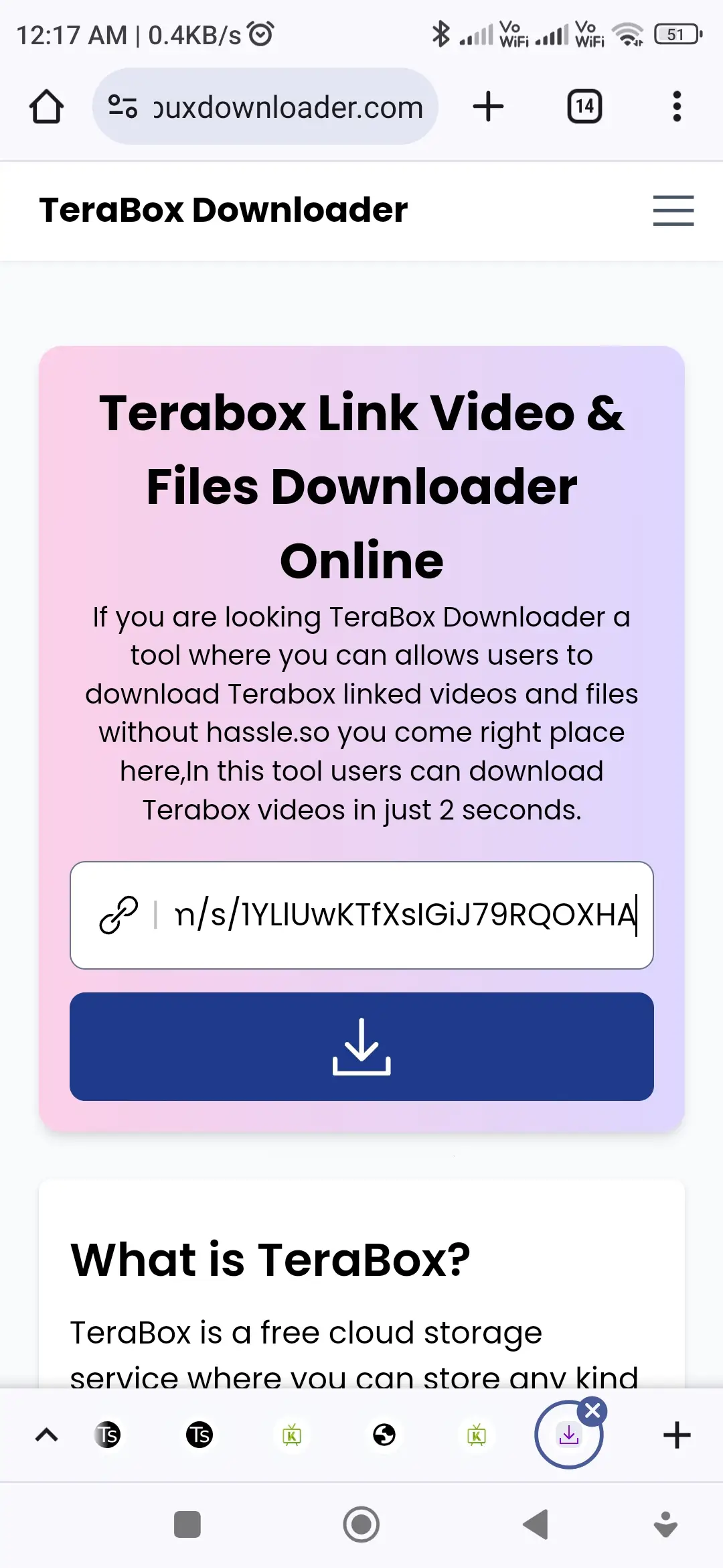 select terabox video
